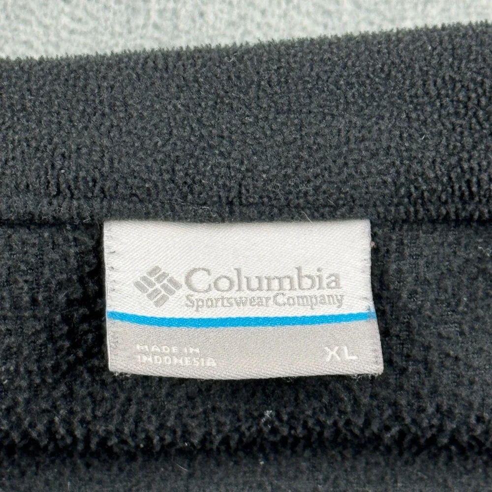 Columbia Jacket Womens XL Black Benton‎ Springs Full Zip Fleece Outdoor Hiking